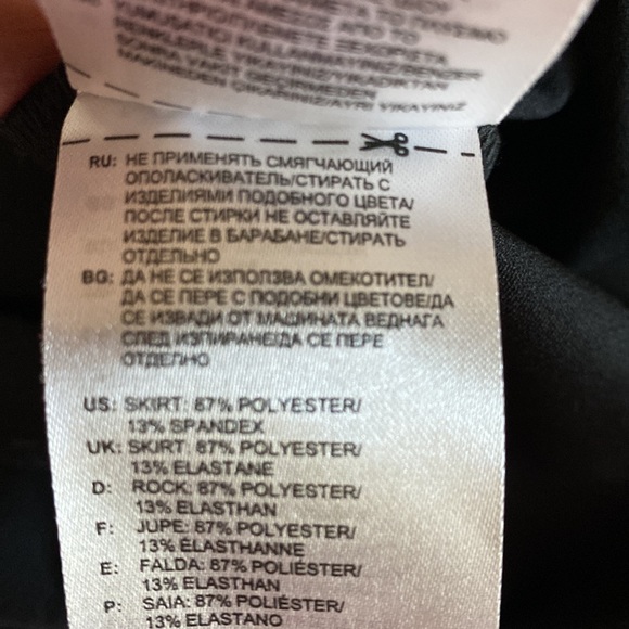 Adidas Golf Tennis Skirt skort climalite size 16 black - Picture 8 of 10